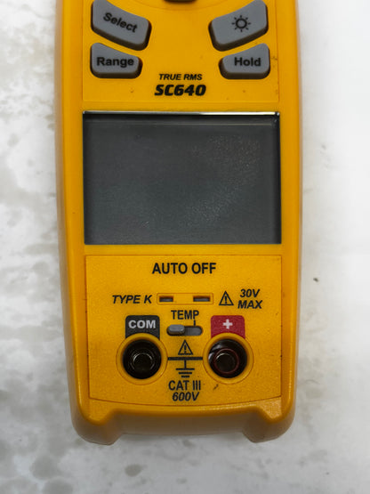 USED FIELDPIECE SC640 SWIV CL METER TRMS