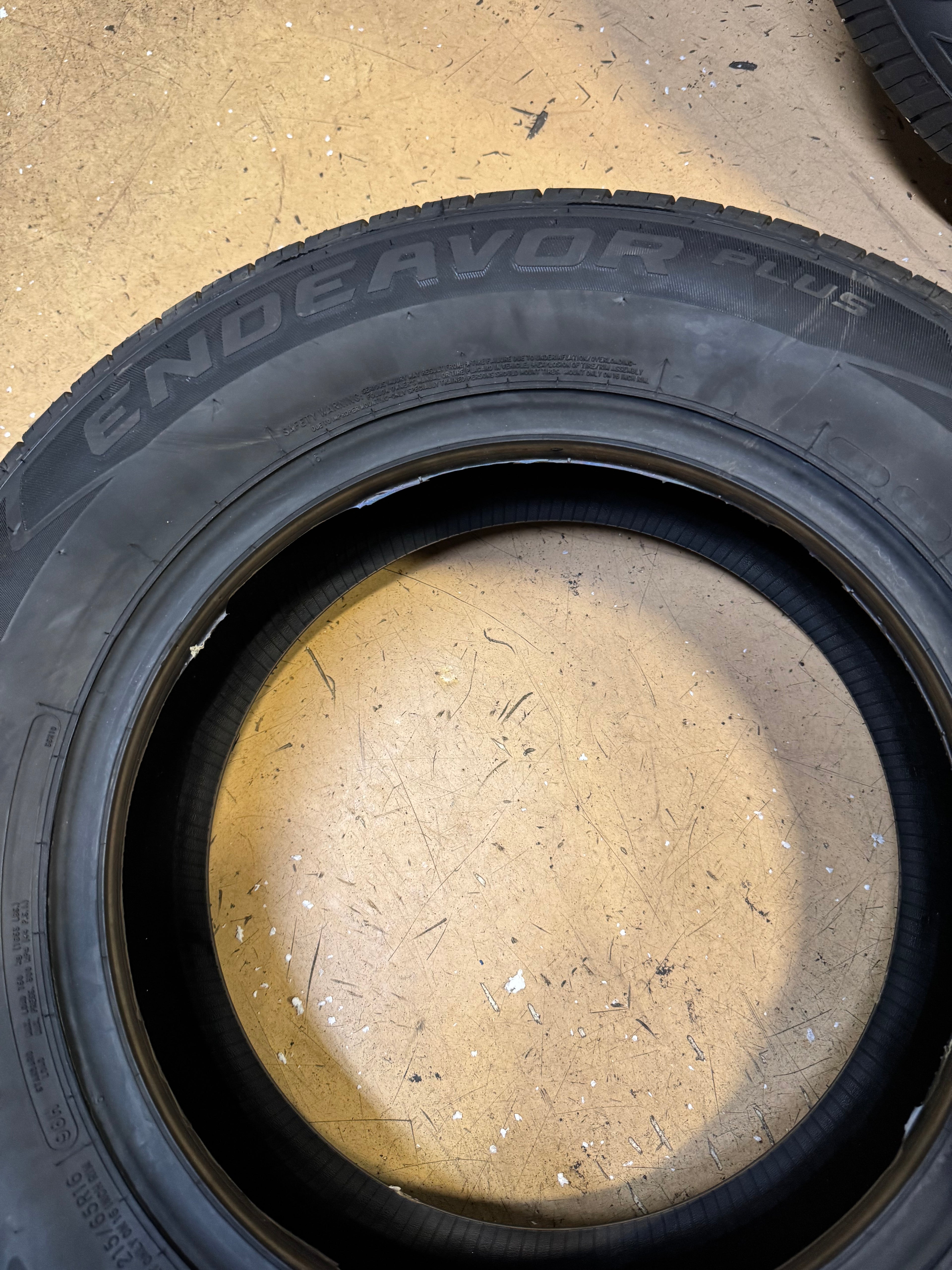 2 COOPER ENDEAVOR PLUS BSW P 215 65 16 98H ALL SEASON TIRE 166242009