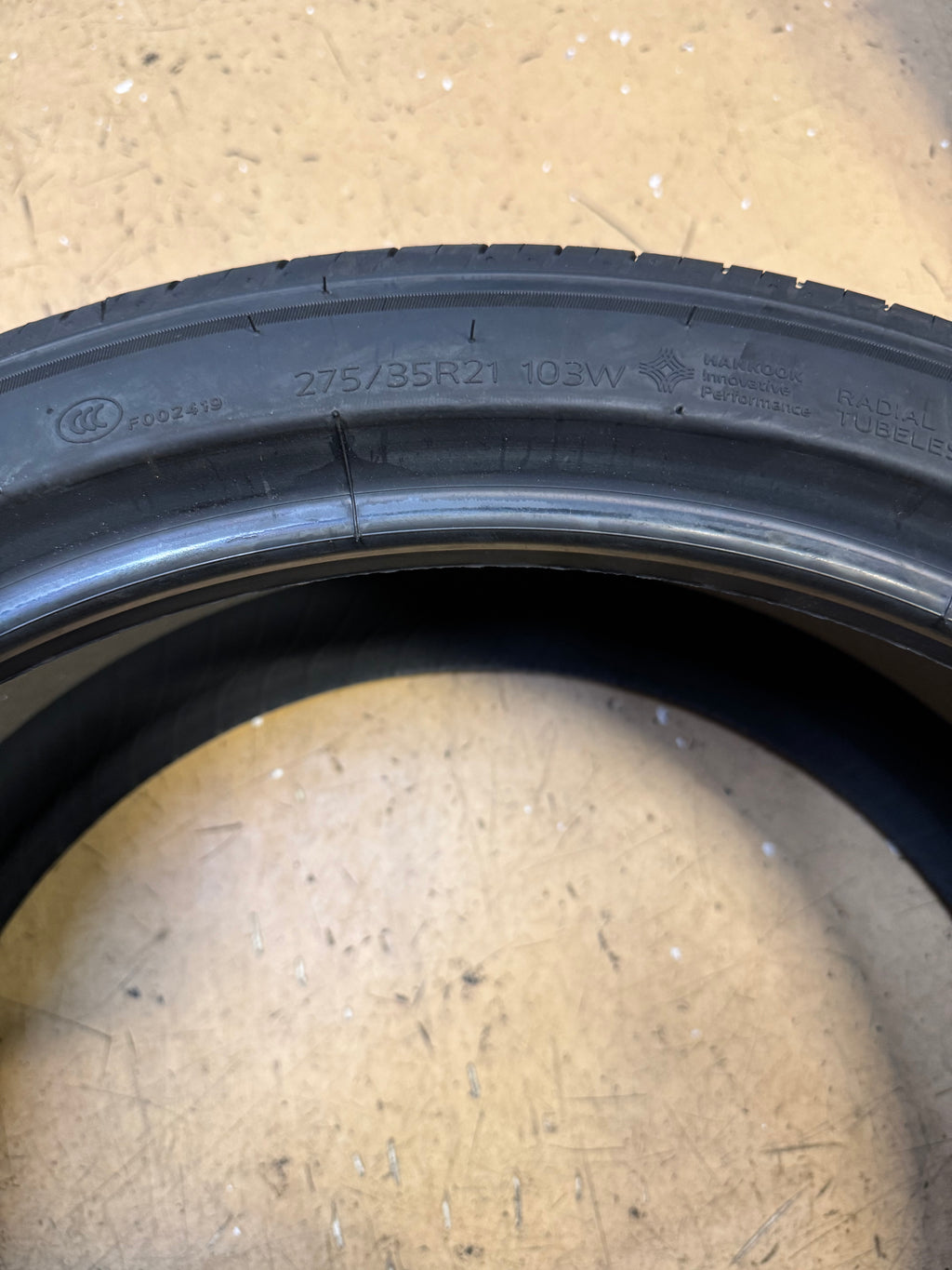 HANKOOK ION EVO AS SUV IH01A (FOAM) BSW P 275 35 21 103W XL ALL SEASON TIRE 1033704
