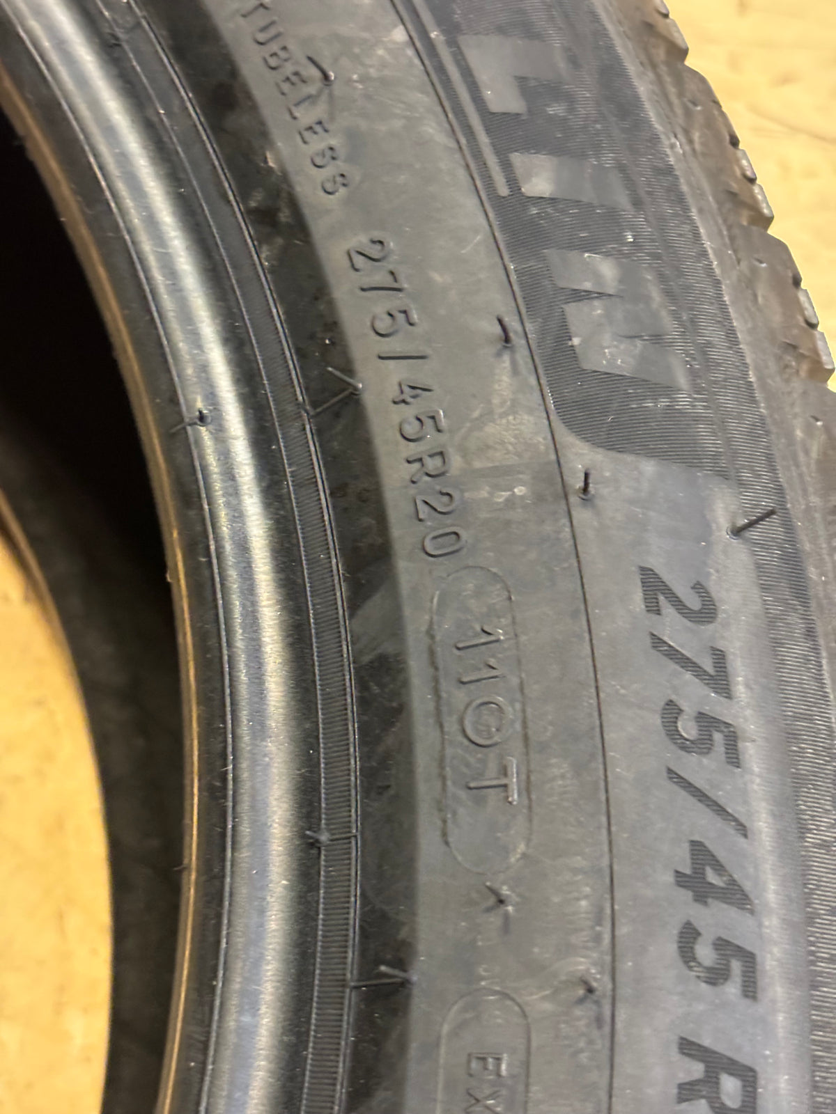 4 MICHELIN X-ICE SNOW SUV BSW P 275 45 20 110T XL WINTER TIRE 12778