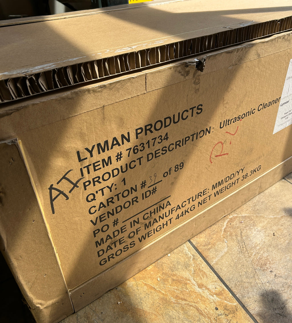 LYMAN 7631734 TURBO SONIC POWER PROFESSIONAL ULTRASONIC CASE CLEANER SILVER 70 LBS