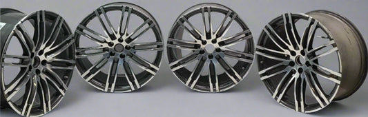 GENUINE PORSCHE MACAN 21 INCH STAGGERED SET F:21X9 ET26 R:21X10 ET26 WHEELS