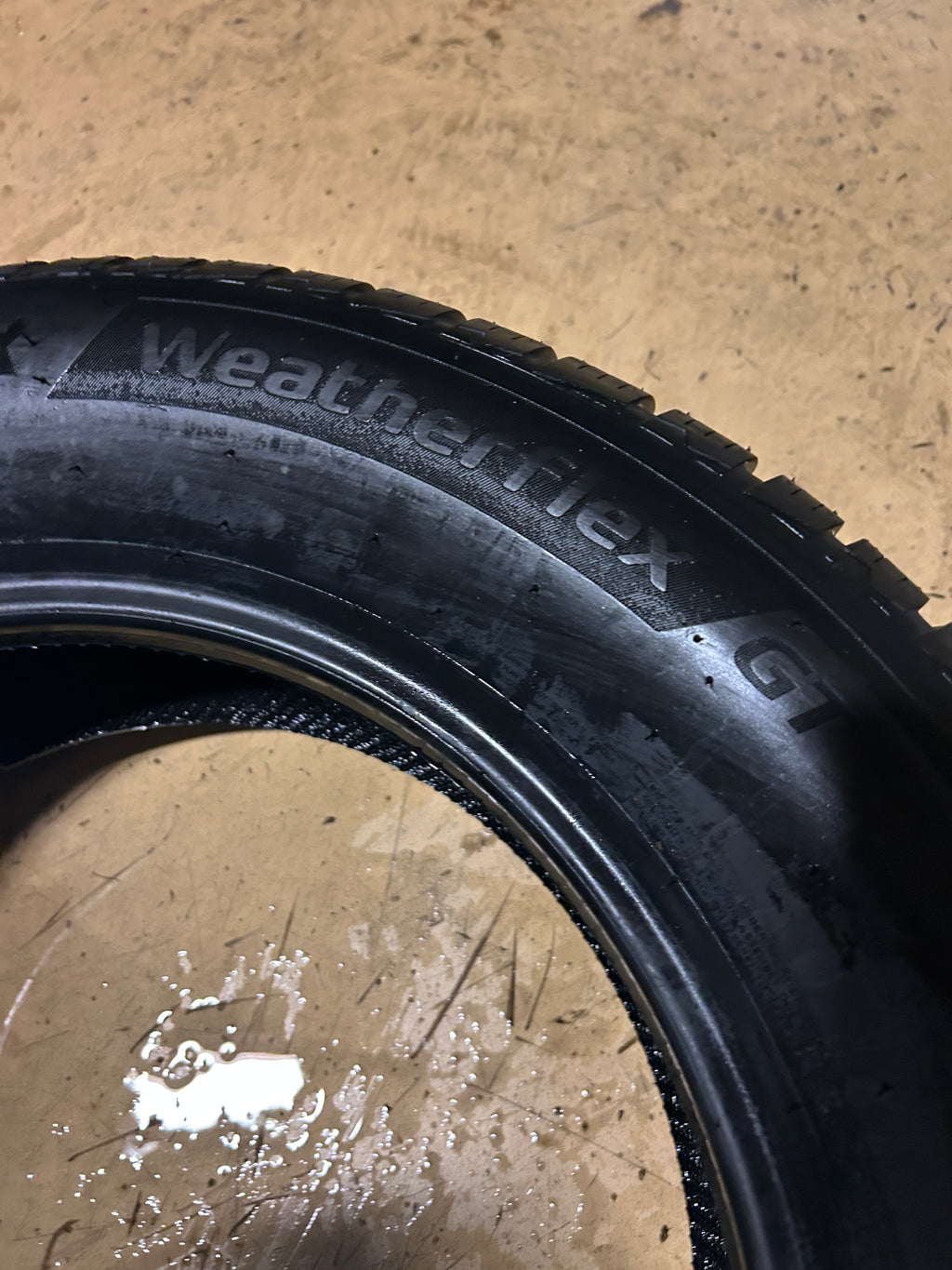 4 HANKOOK WEATHERFLEX GT BSW P 225 60 16 98H ALL WEATHER TIRE 1035976
