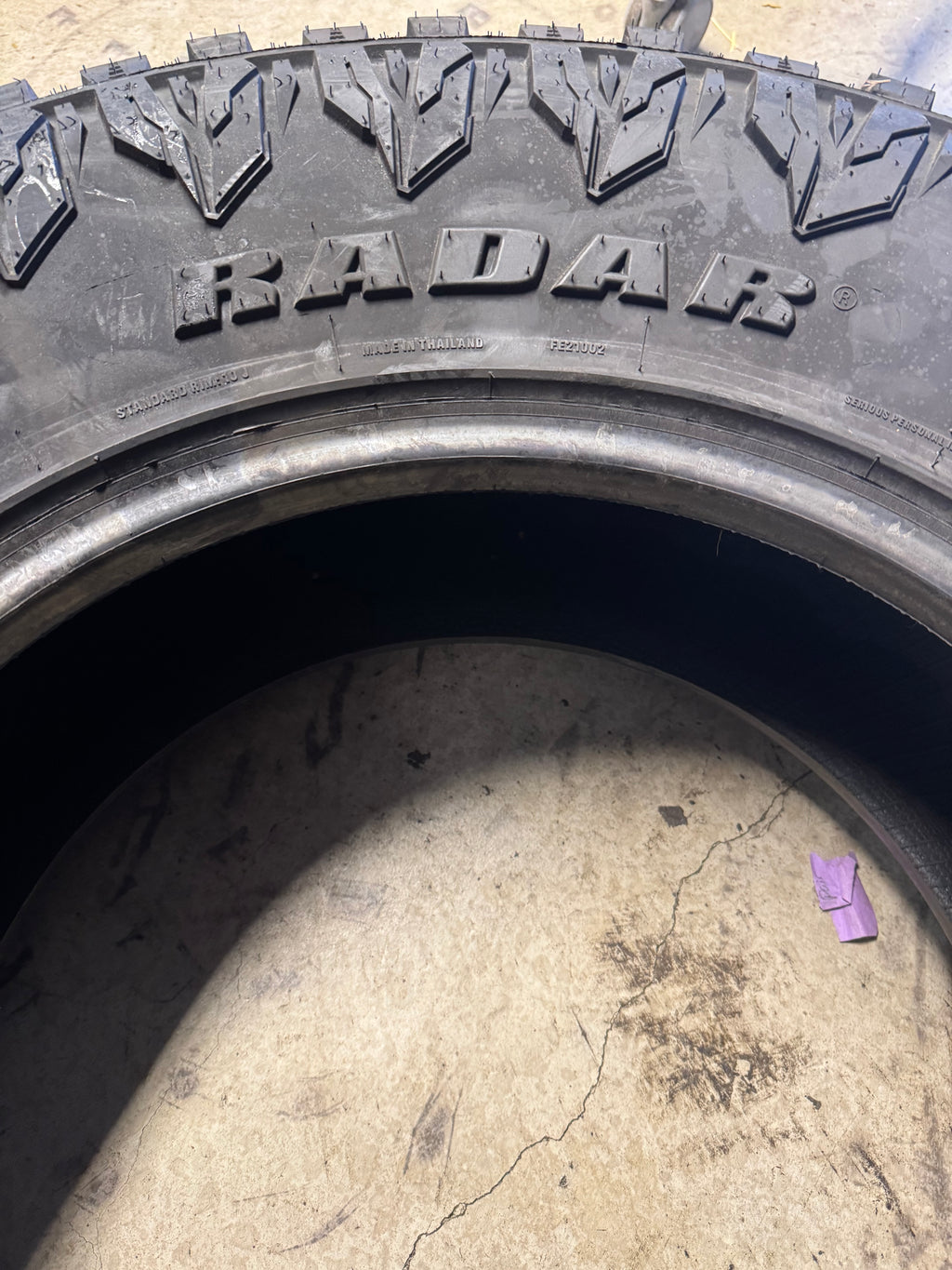 2 RADAR RENEGADE R/T BSW LT 37 12.5 20 128Q 12PLY RUGGED TERRAIN TIRE RASYTH0109