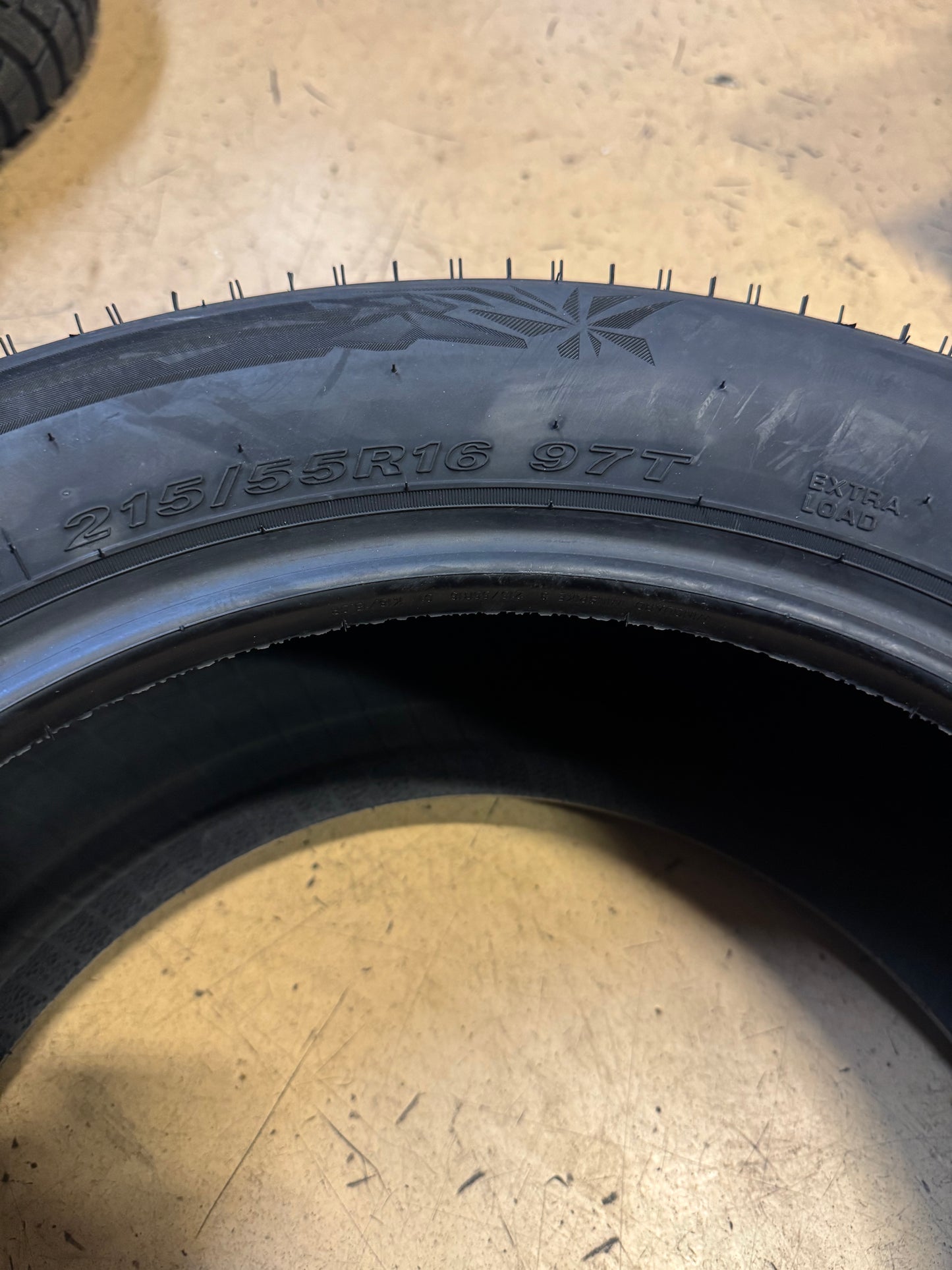 4 NEXEN WINGUARD WINSPIKE 3 BSW P 215 55 16 97T XL WINTER TIRE 18413NXK