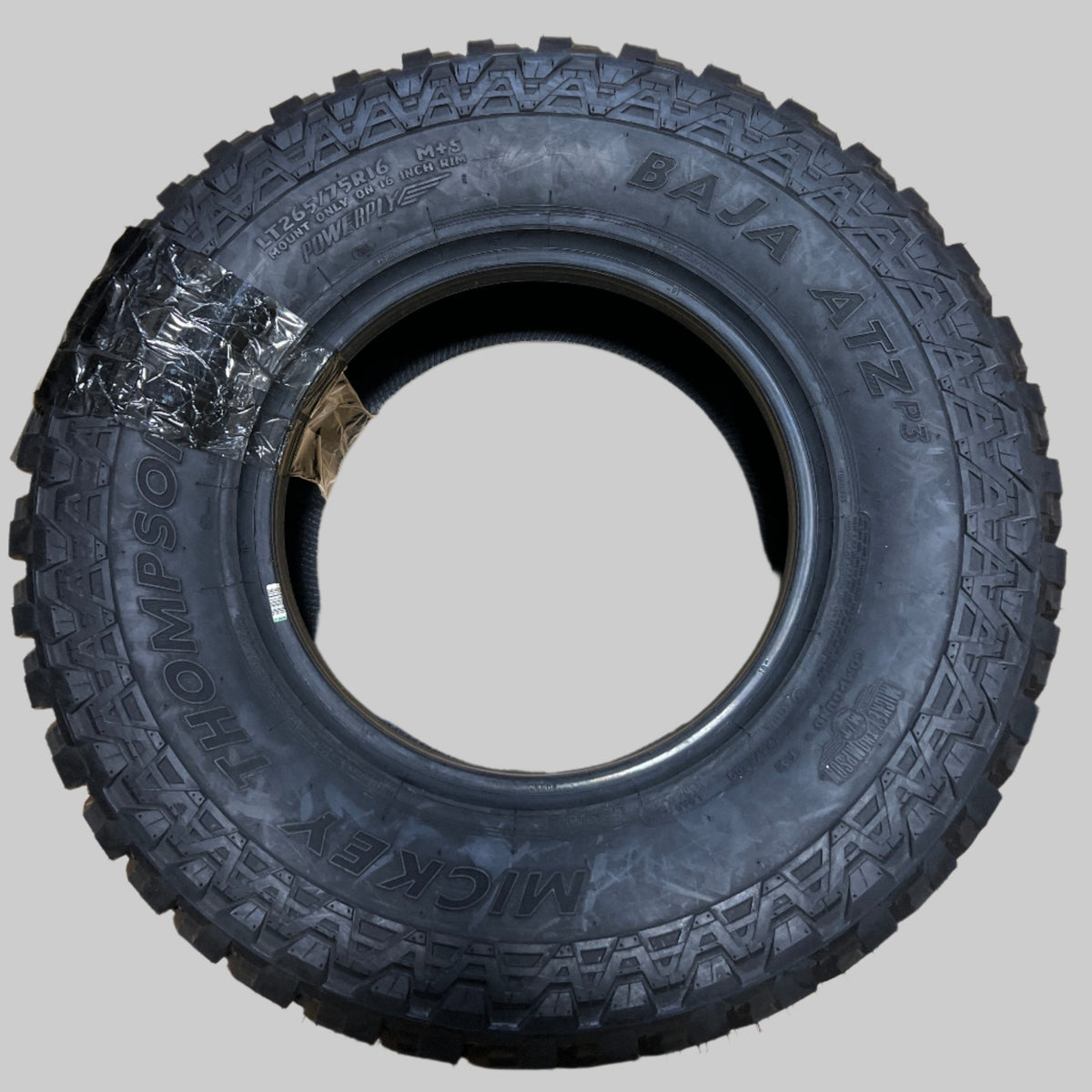 MICKEY THOMPSON BAJA ATZ P3 LT 265 75 16 123/120Q LRE ALL TERRAIN TIRE 90000001913