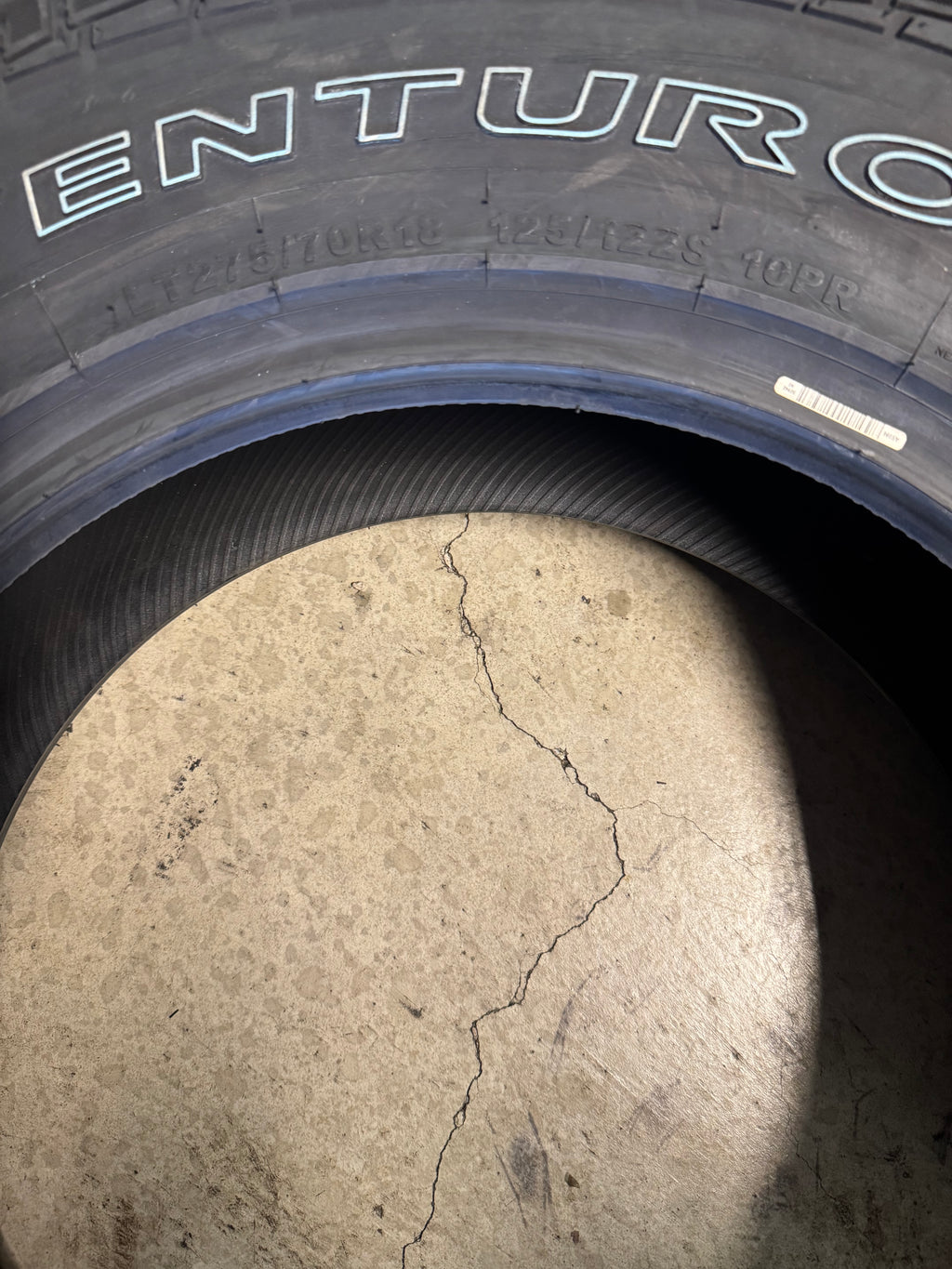 NOS GT RADIAL ADVENTURO AT3 OWL LT 275 70 18 125/122S 10PLY ALL TERRAIN TIRE AS096