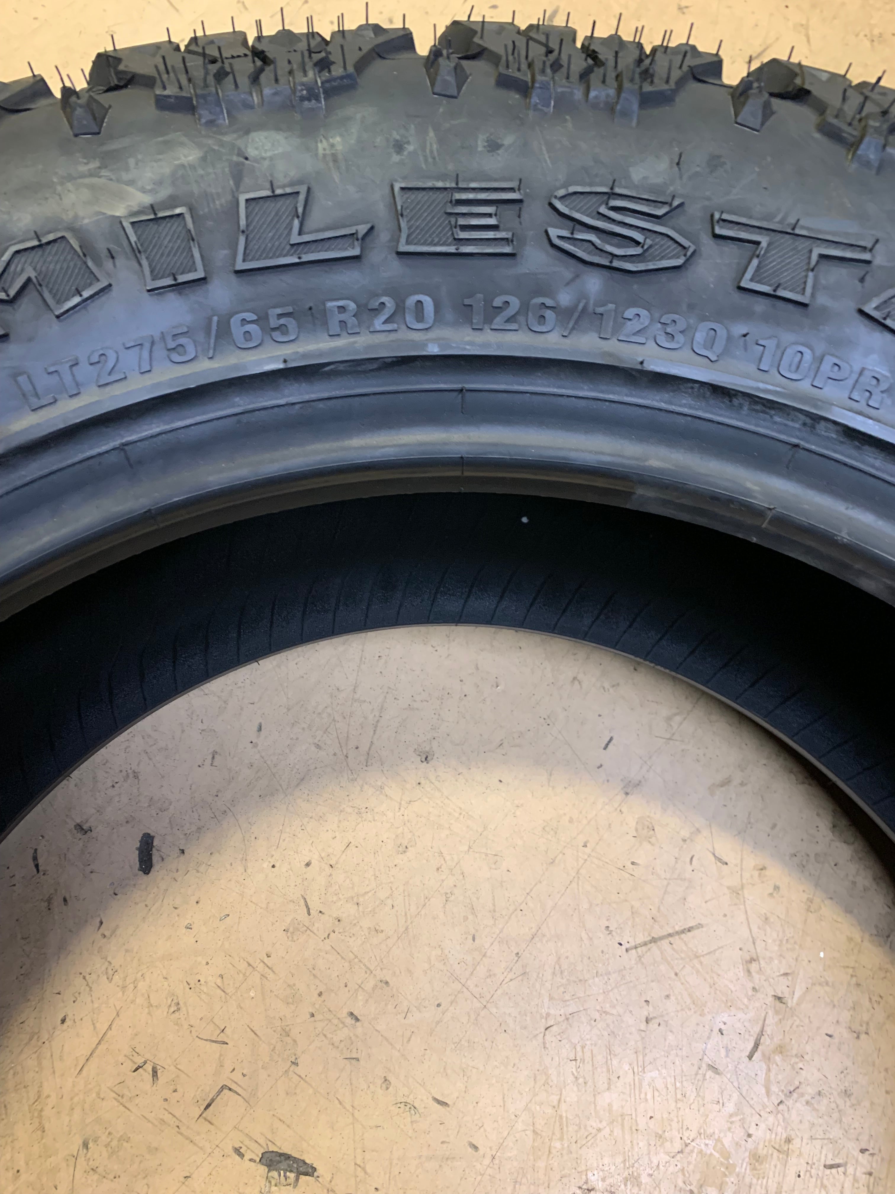 (TODO) (KSL ONLY) 4 MILESTAR PATAGONIA M/T BSW LT 275 65 20 126/123Q 10 PLY MUD TERRAIN TIRE 22689307