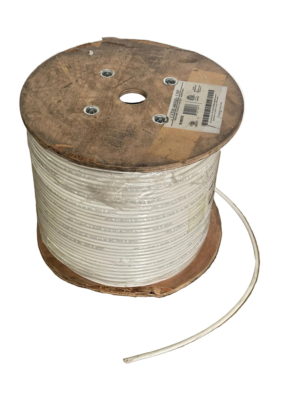 WAVENET CAT6E SHIELDED TWISTED PAIR CMP 600MHz 1000FT 23/4P 6E04FPWH2N