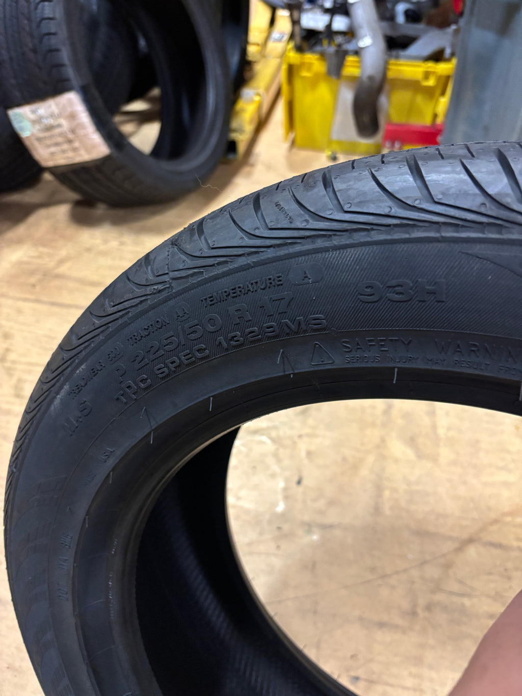 CONTINENTAL CONTIPROCONTACT TPC SPEC P 225 50 17 93H SL ALL SEASON TIRE 15448850000