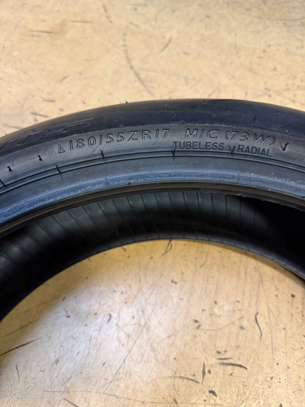 DUNLOP SPORTMAX Q5 BSW 180 55 17 73W REAR MOTORCYCLE TIRE 45247185