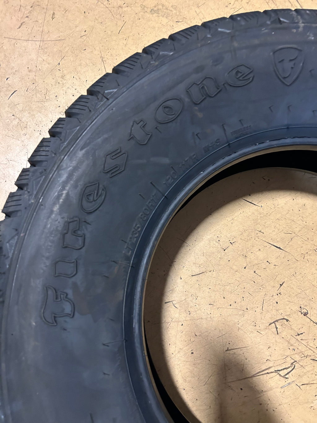 FIRESTONE WINTERFORCE LT BSW LT 235 80 17 120/117R 10PLY WINTER TIRE 246369