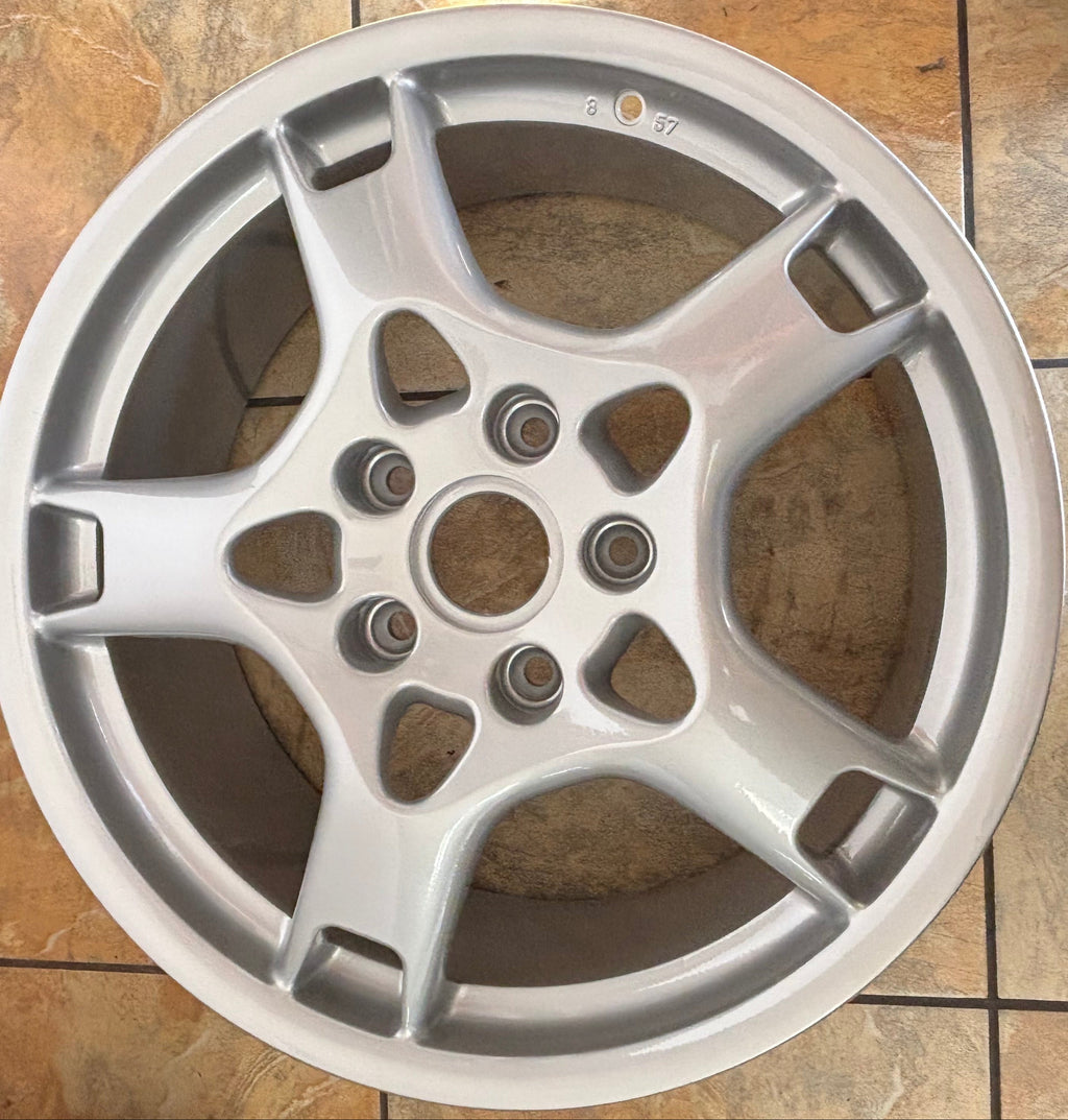 4 GENUINE PORSCHE CARRERA 997 8X19 11X19 STAGGARD WHEEL SET 99736215600 99736216201