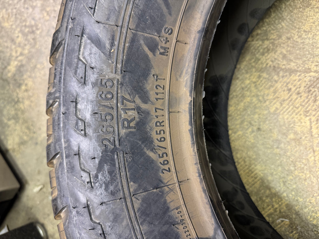 2 UNIROYAL LAREDO AT BSW P 265 65 17 112T ALL TERRAIN TIRE 33874