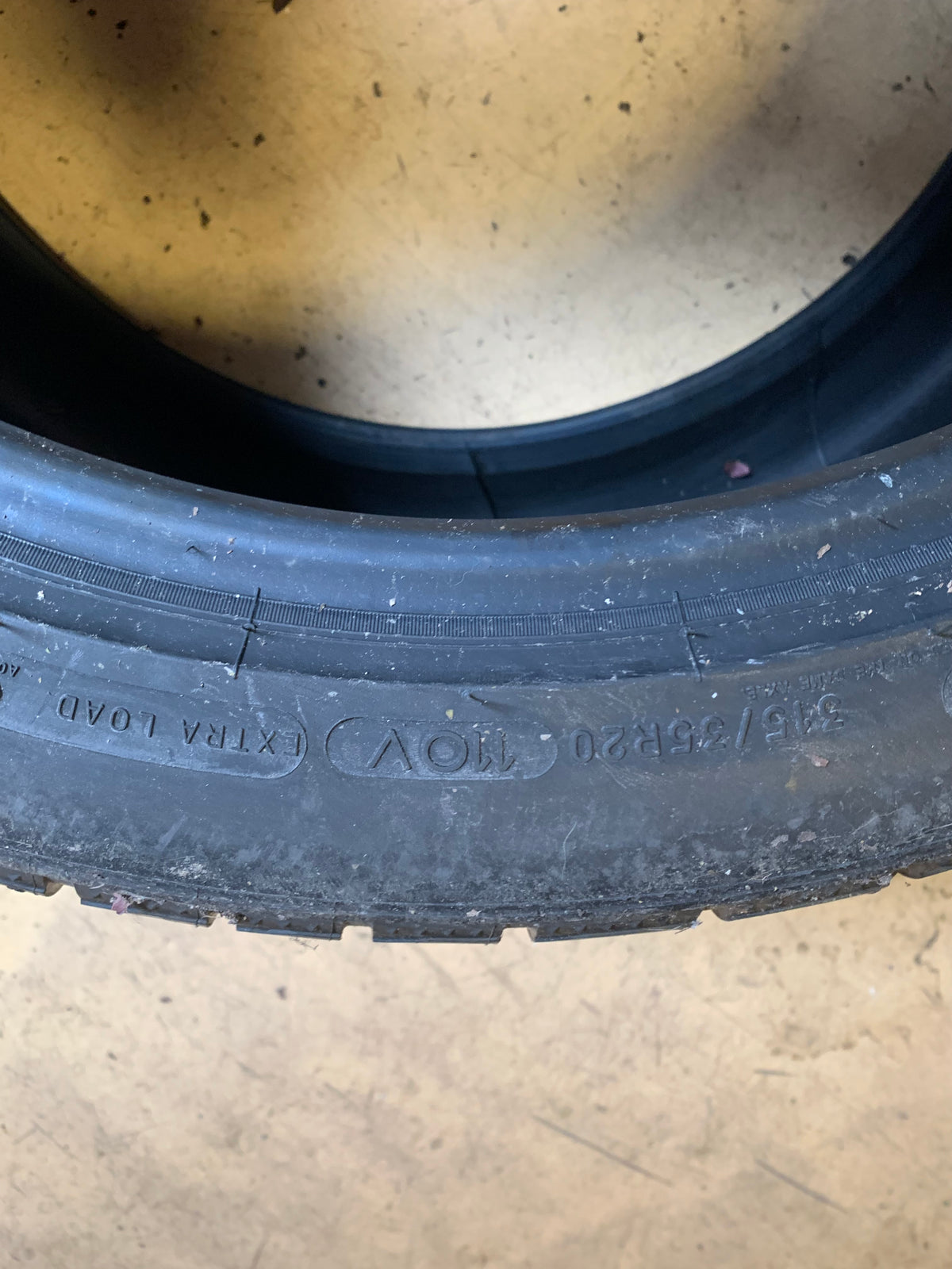 MICHELIN ALPIN P4A (NO) BSW P 315 35 20 110V XL SNOW TIRE 92952