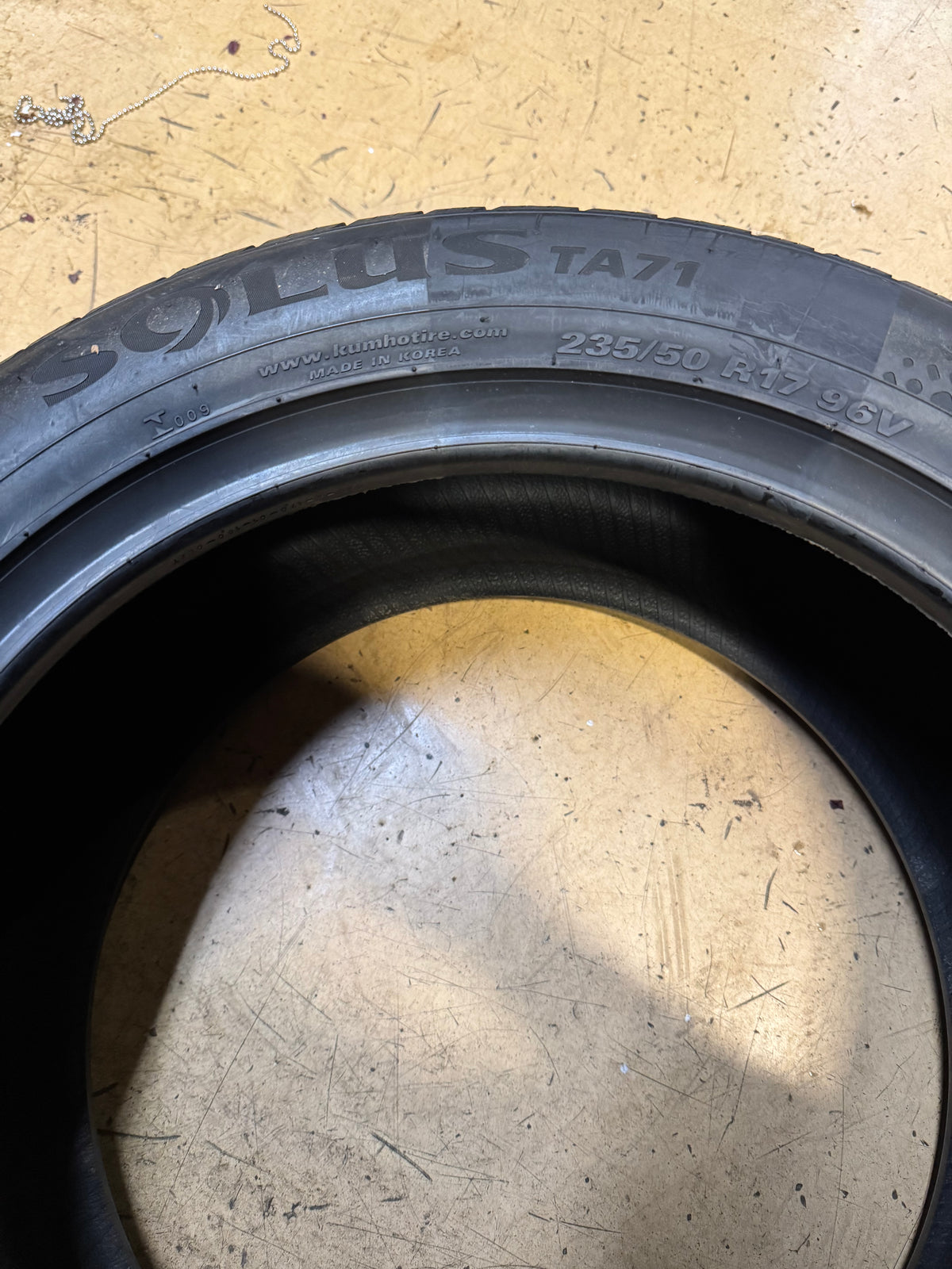 2 NOS KUMHO SOLUS TA71 BSW P 235 50 17 96V ALL SEASON TIRE 2169703