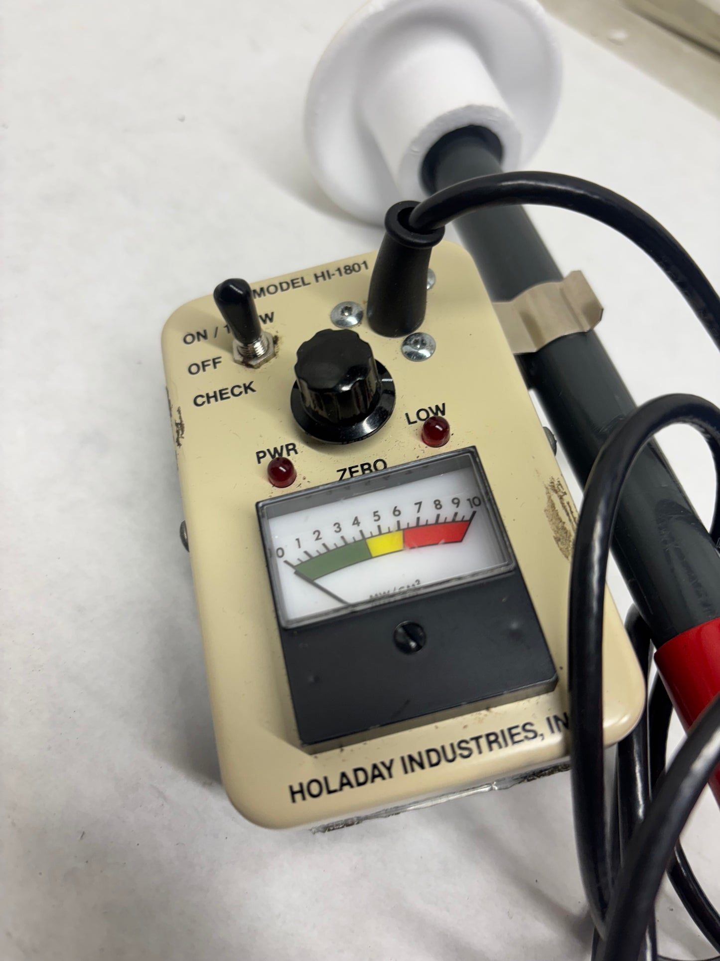 HOLADAY INDUSTRIES MODEL HI-1801 MICROWAVE SURVEY RADIATION METER