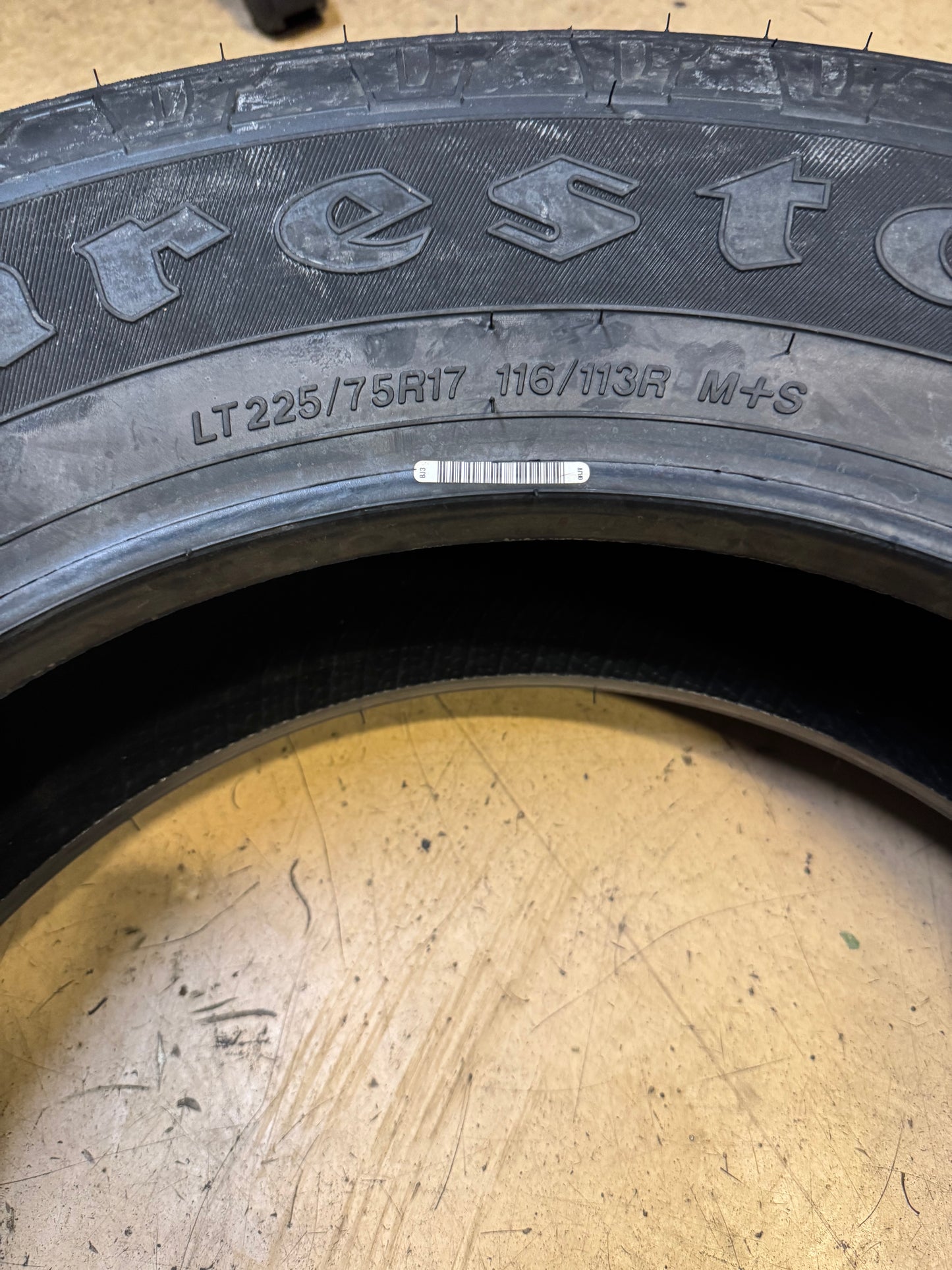 FIRESTONE TRANSFORCE HT2 BSW LT 225 75 17 116/113R 10PLY ALL SEASON TIRE 002774