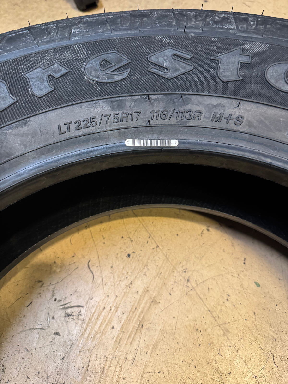 FIRESTONE TRANSFORCE HT2 BSW LT 225 75 17 116/113R 10PLY ALL SEASON TIRE 002774