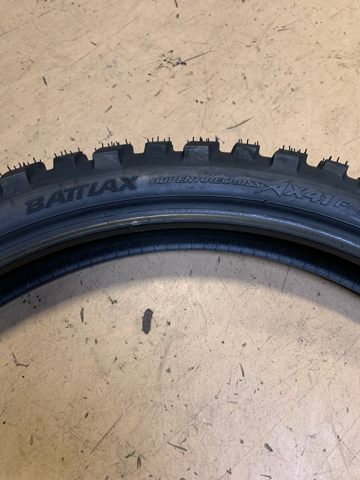 BRIDGESTONE BATTLAX ADVENTURECROSS AX41 BSW 90 90 21 54Q FRONT MOTORCYCLE TIRE 11457