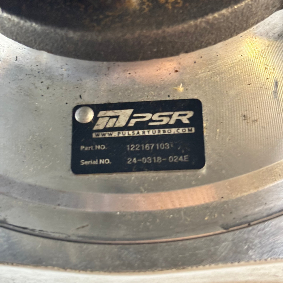 USED PULSAR TURBO SYSTEM TURBOCHARGER 122167103