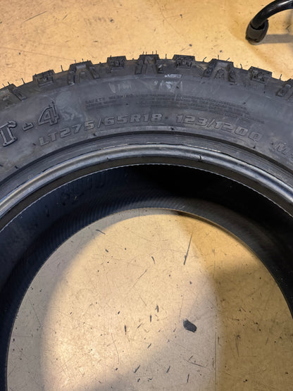 2 KANATI TRAIL HOG A/T-4 BSW LT 275 65 18 123/120Q 10PLY ALL TERRAIN TIRE LTH1827565E