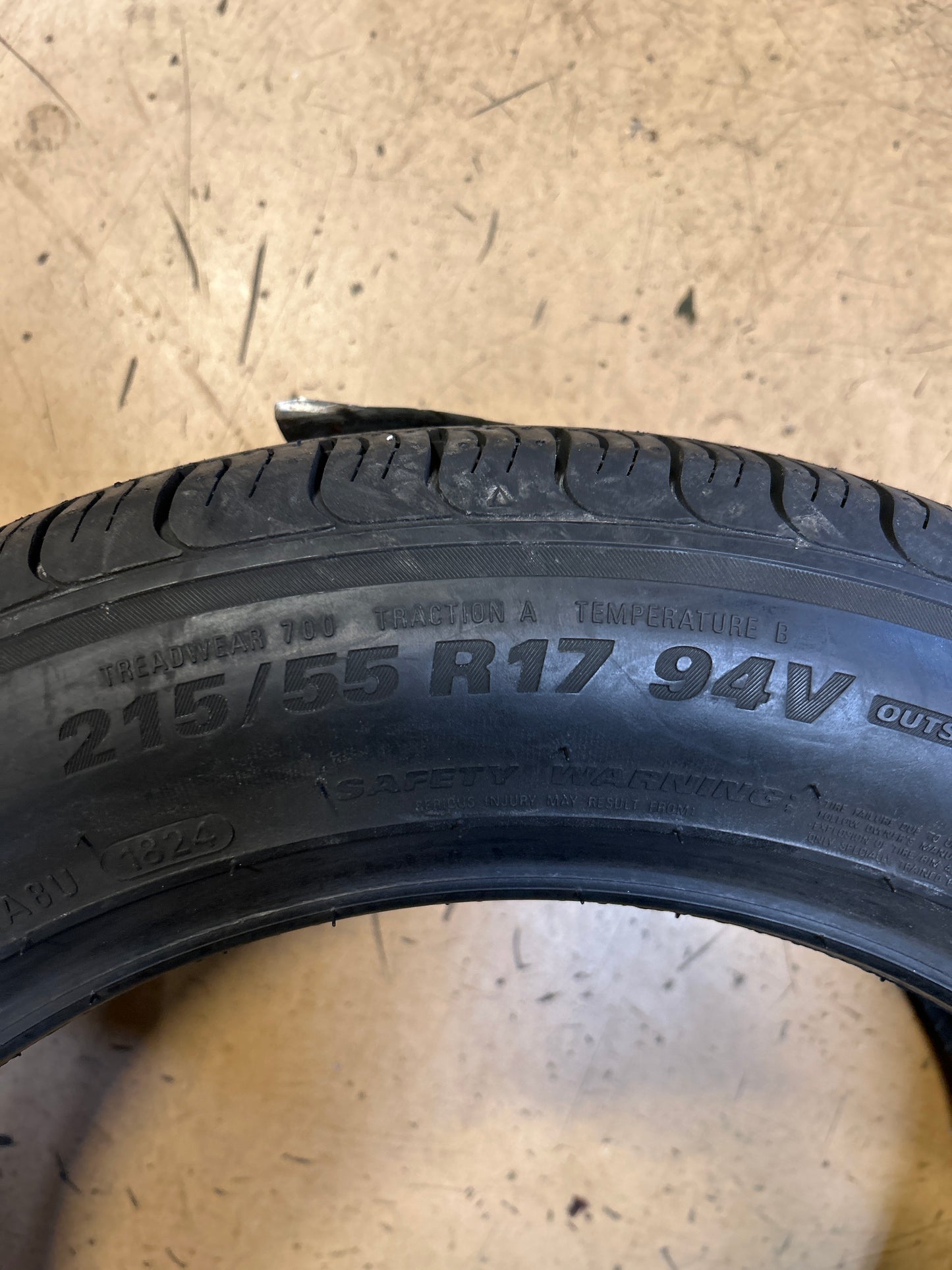 2 KUMHO SOLUS TA11 BSW P 215 55 17 94V ALL SEASON TIRE 2343143