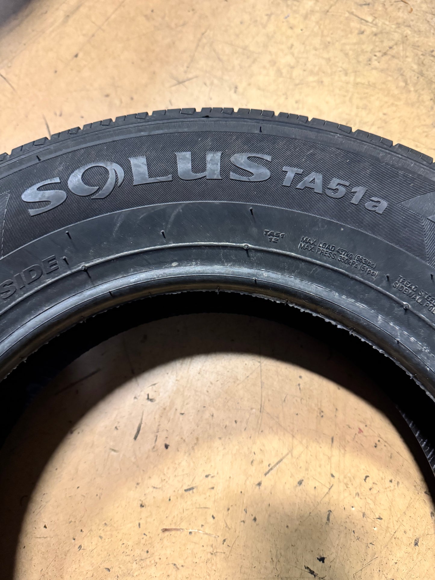 KUMHO SOLUS TA51A BSW P 155 80 13 79T ALL SEASON TIRE 2285723