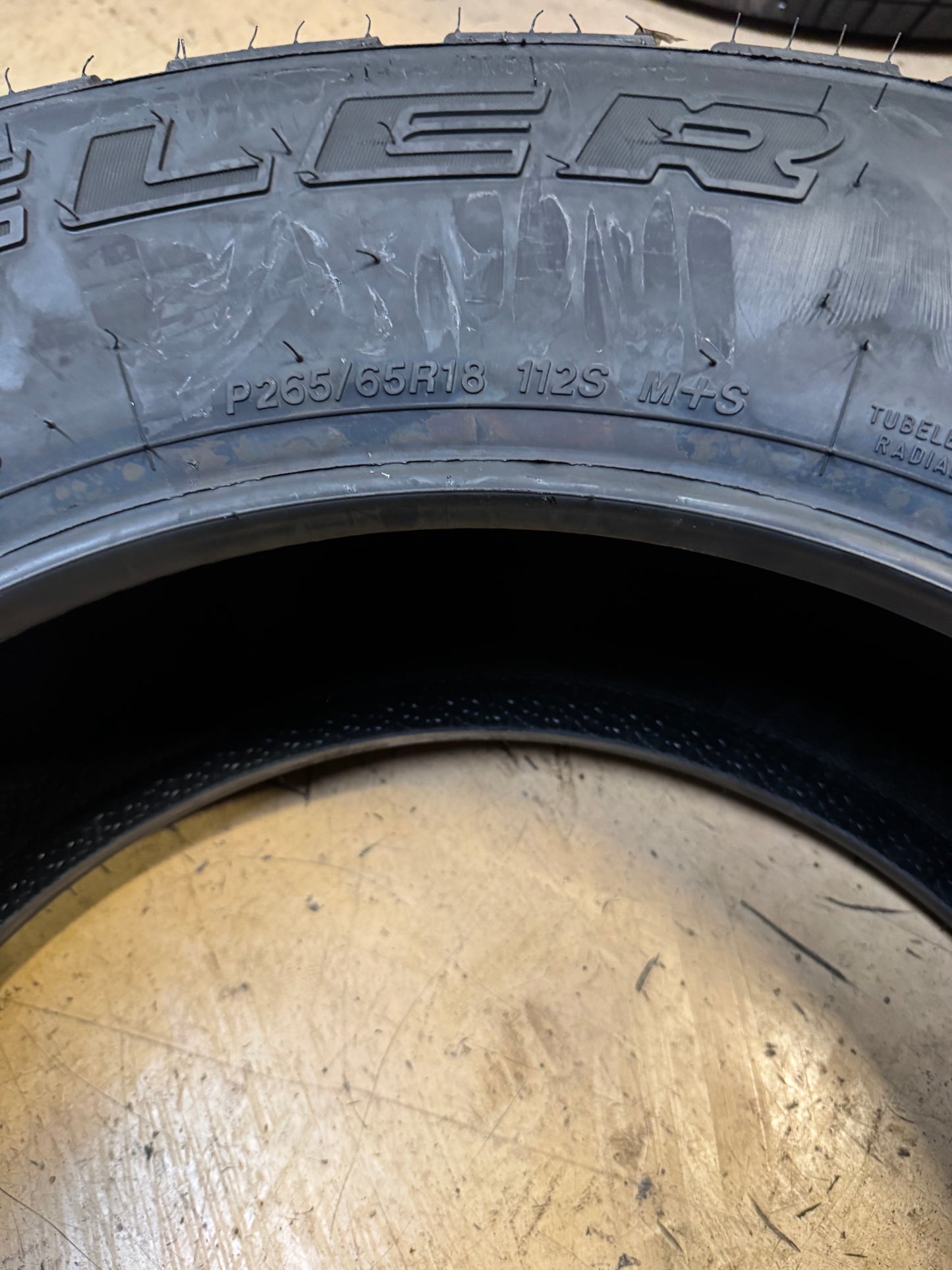 2 BRIDGESTONE DUELER A/T RH-S BSW P 265 65 18 112S ALL TERRAIN TIRE 054018