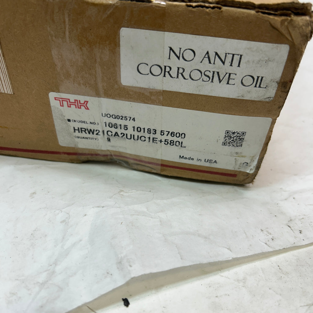 THK AMERICA INC LINEAR GUIDE BLOCKS & RAILS  HRW21CA2UU1E+580L