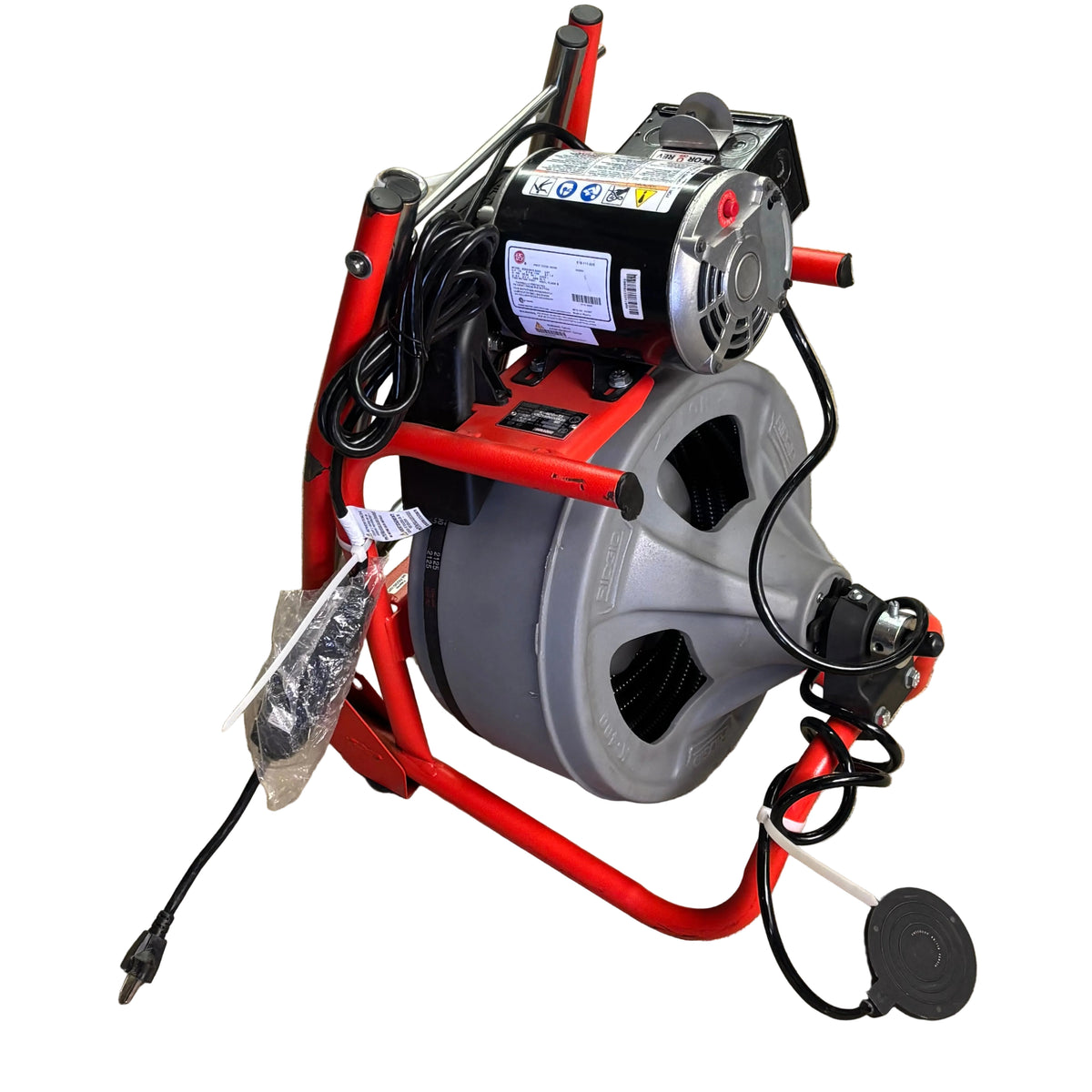 RIDGID K-400 DRAIN CLEANING SNAKE AUGER 120-VOLT DRUM MACHINE K-400-T3