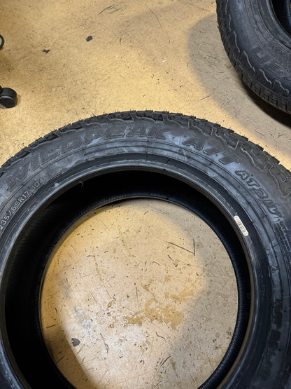2 FALKEN WILDPEAK A/T AT3W BSW P 235 65 17 104H ALL TERRAIN TIRE 59000690