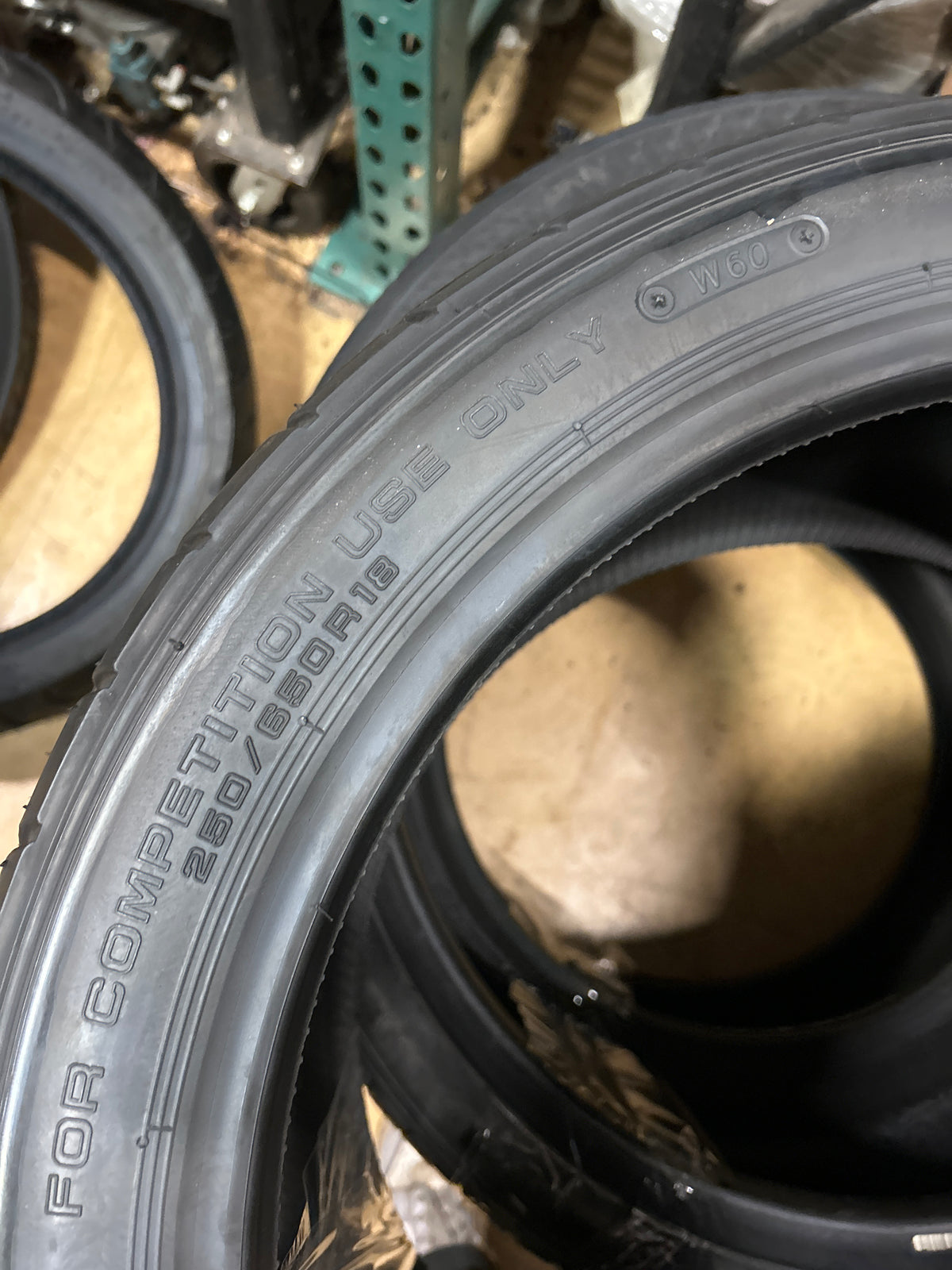 NOS YOKOHAMA ADVAN A006 BSW  250/650R18 W60  TIRE 150100642
