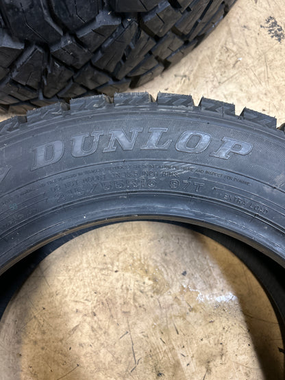 2 DUNLOP WINTER MAXX 2 BSW P 215 55 16 97T WINTER TIRE 266016630