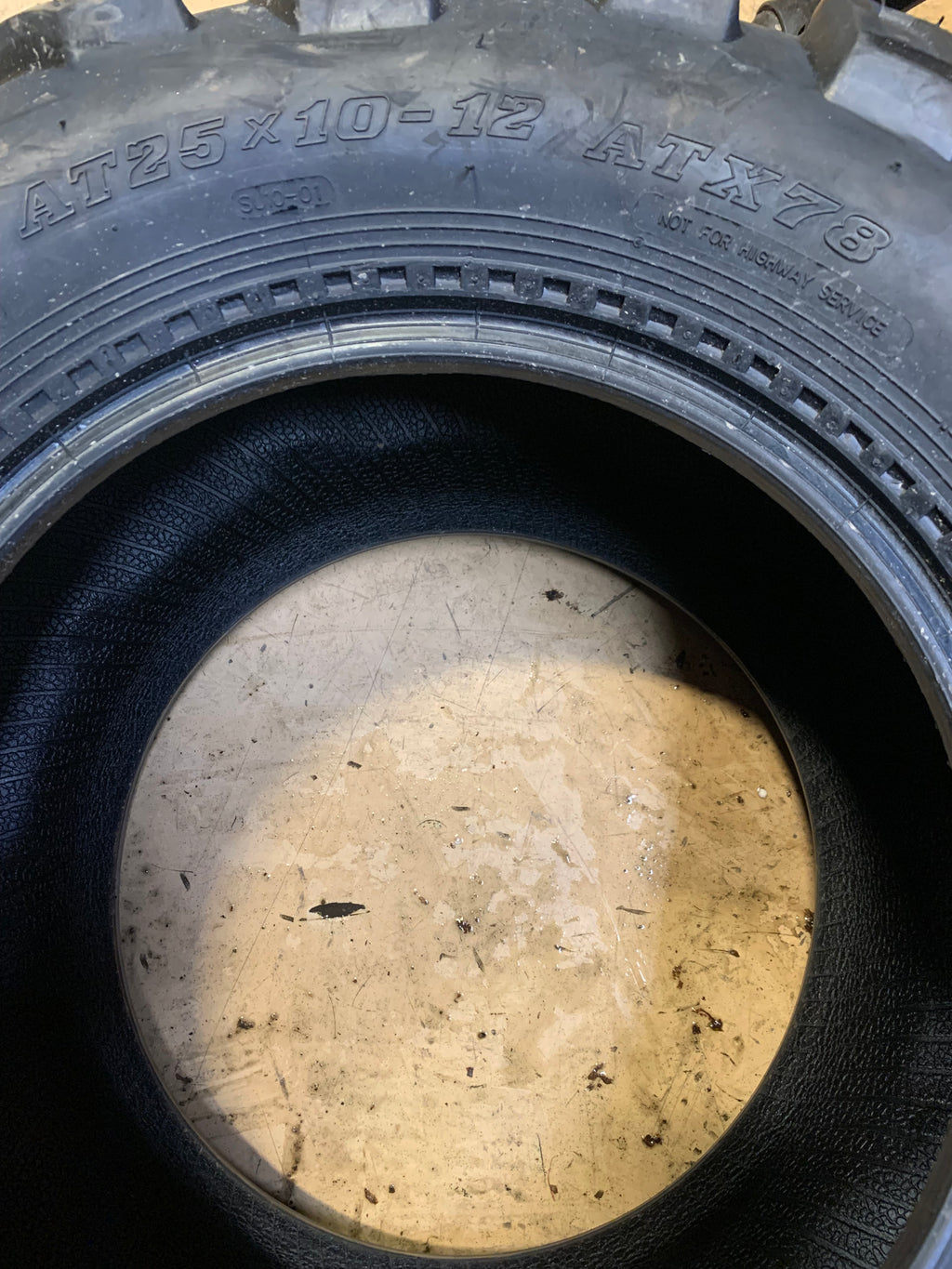 HI-RUN A/T MASTER BSW AT 25 10 12 2PLY ATV/UTV TIRE WD1064