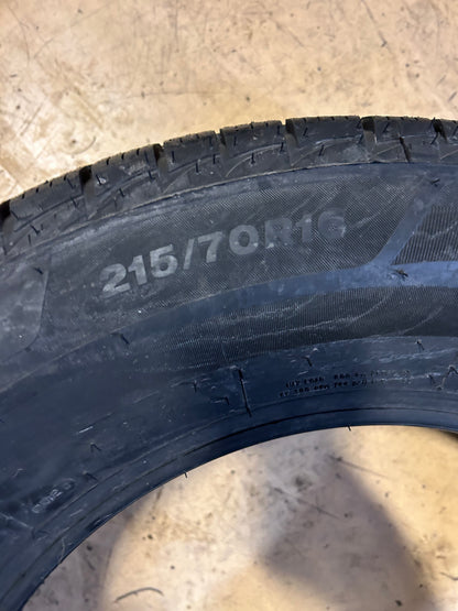BRIDGESTONE WEATHERPEAK BSW P 215 70 16 100H ALL WEATHER TIRE 009662