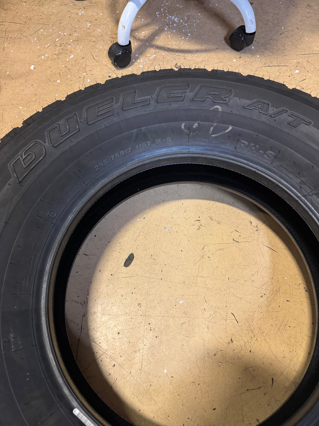 4 BRIDGESTONE DUELER A/T RH-S BSW P 255 75 17 115T SL ALL TERRAIN TIRE 009899