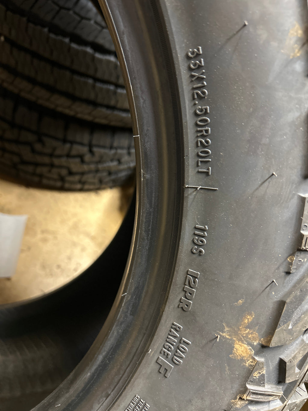 FORTUNE TORMENTA A/T2 BSW LT 33 12.5 20 119S 12PLY ALL TERRAIN TIRE 9315030133