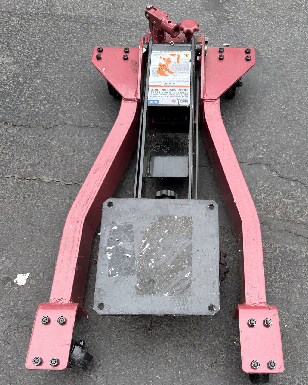 MATCO TOOLS 1200LBS FLOOR STYLE TRANSMISSION JACK FTJ1200