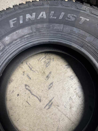 2 NOS FINALIST TERRENO A/T BSW P 265 75 16 116S ALL TERRAIN TIRE LLSUV039