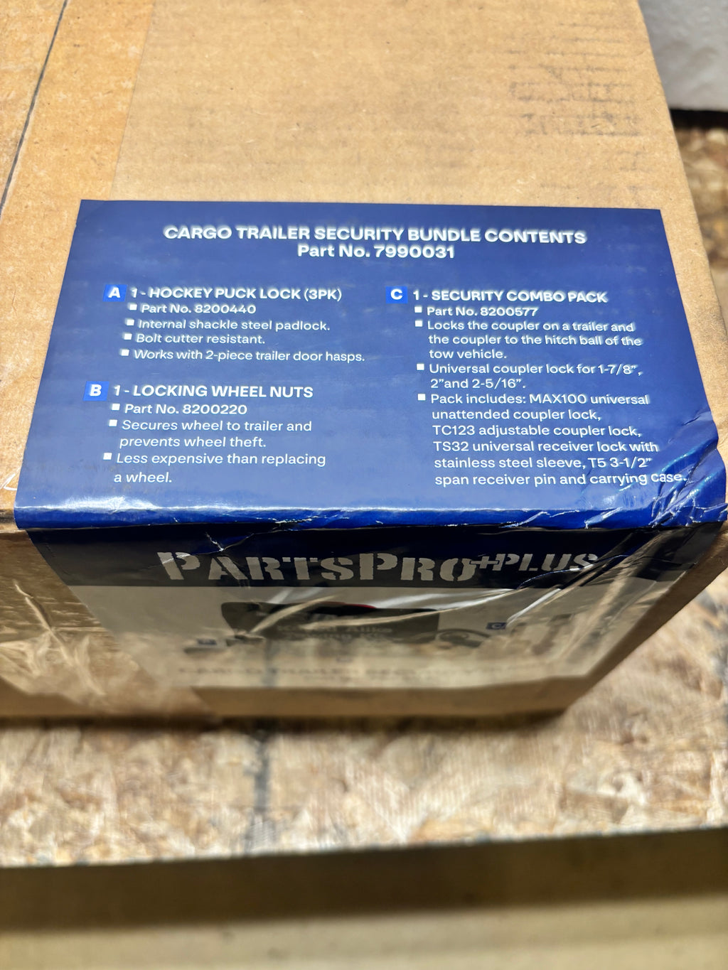 TRIMAX LOCKS TCP100 UNIVERSAL TOWING KIT DELUXE