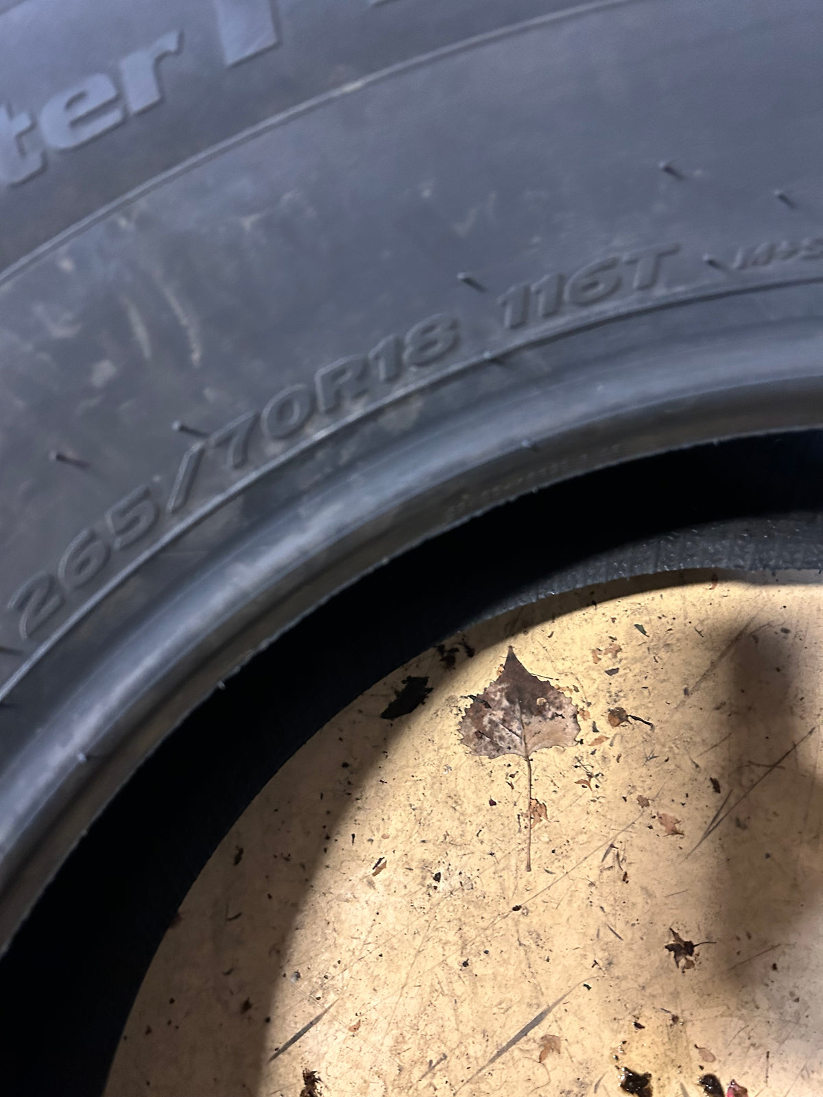 HANKOOK WINTER IPIKE X BSW P 265 70 18 116T WINTER TIRE 1028924