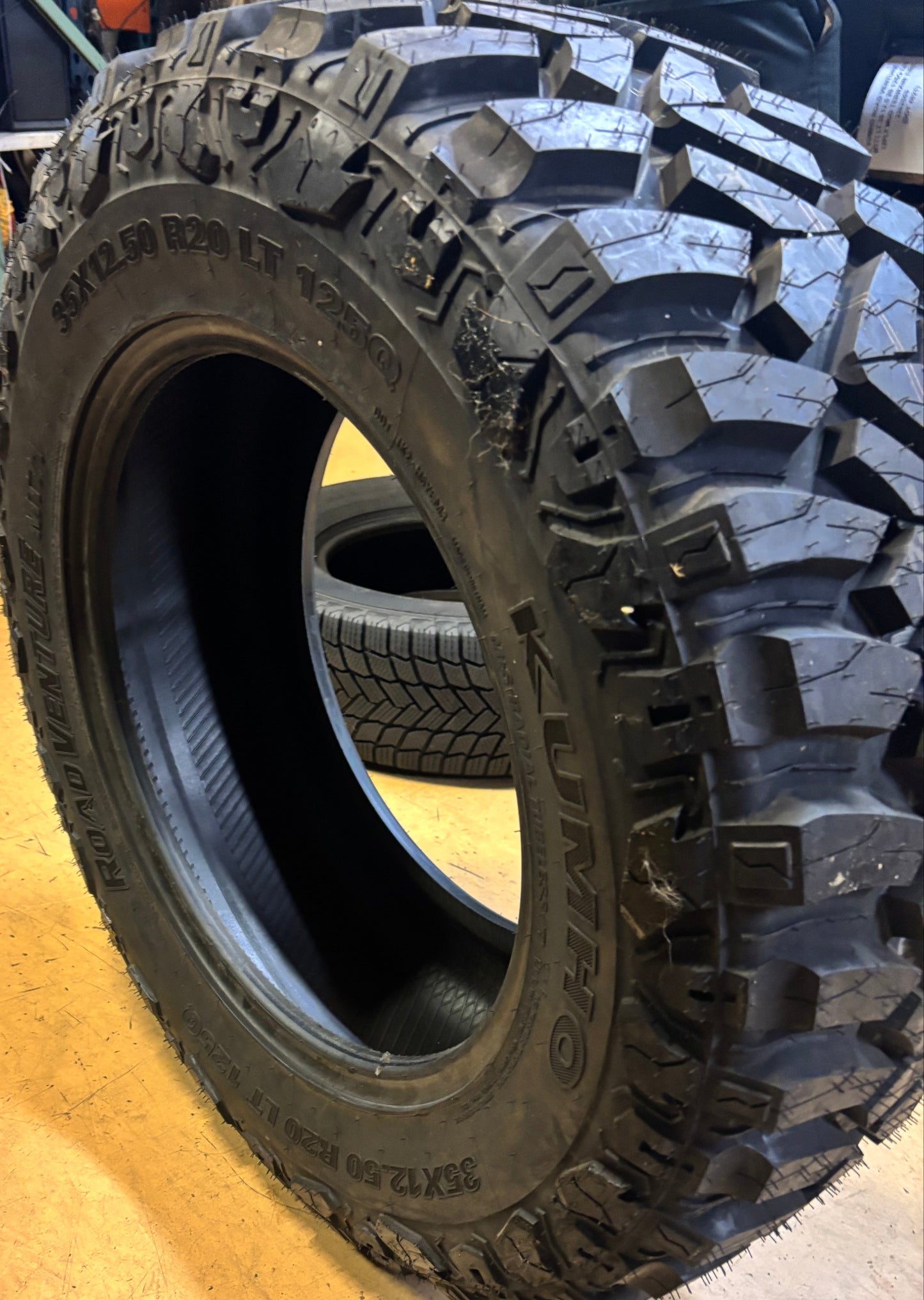 (KSL ONLY) 4 KUMHO ROAD VENTURE MT71 LT 35 12.5 20 125Q LRF 12PLY MUD TERRAIN TIRE 2262553