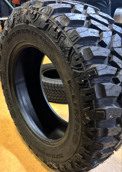 (KSL ONLY) 4 KUMHO ROAD VENTURE MT71 LT 35 12.5 20 125Q LRF 12PLY MUD TERRAIN TIRE 2262553