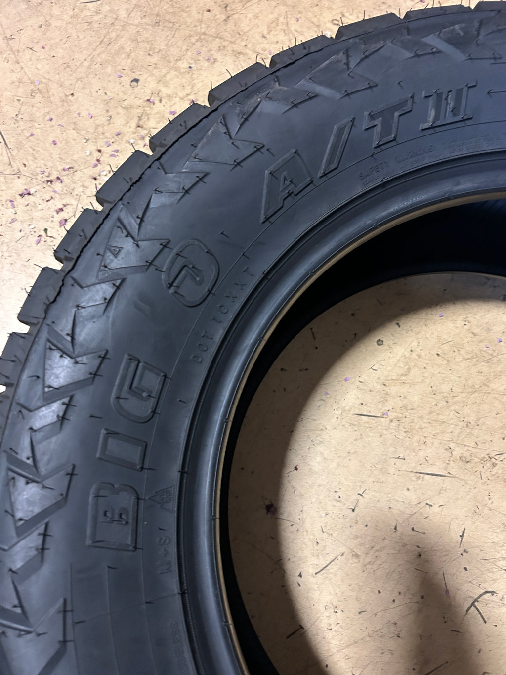 BIG O BIG FOOT A/T II BSW P 265 60 18 110T ALL TERRAIN TIRE BIGO2656018