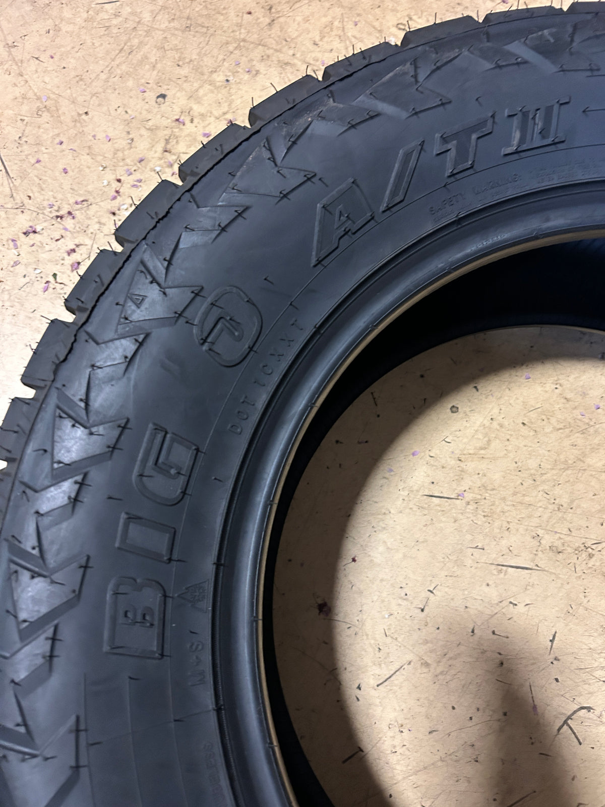 BIG O BIG FOOT A/T II BSW P 265 60 18 110T ALL TERRAIN TIRE BIGO2656018
