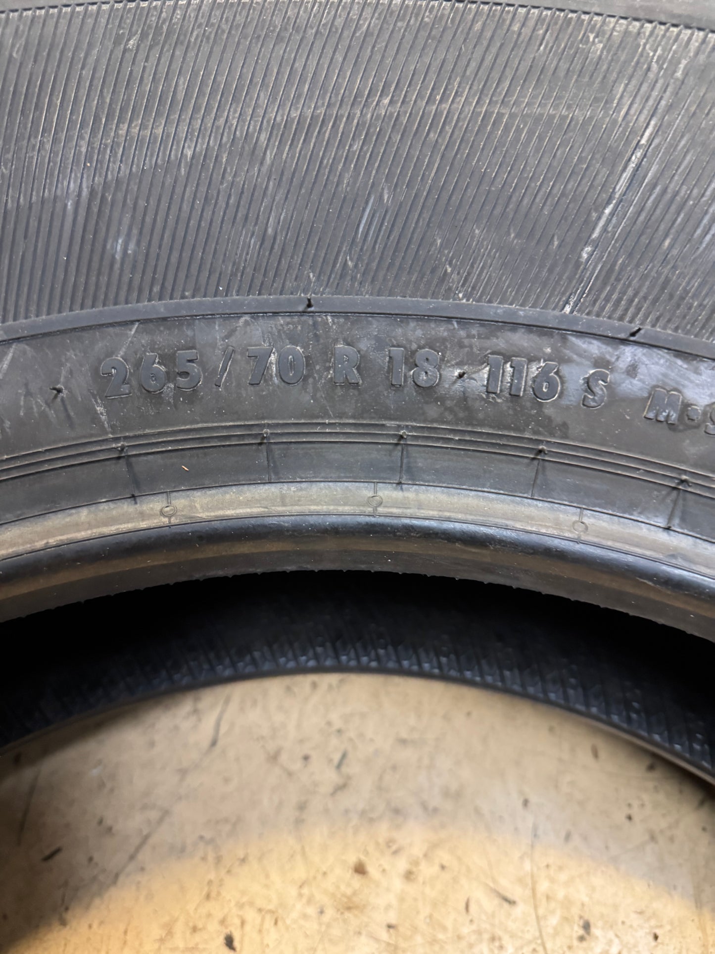 GENERAL GRABBER HTS BSW P 265 70 18 116S ALL SEASON TIRE 04492880000