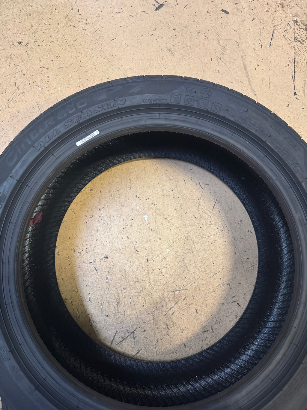 2 PIRELLI CINTURATO P7 ALL SEASON (RUN FLAT) BSW P 225 45 17 91V TIRE 2462400
