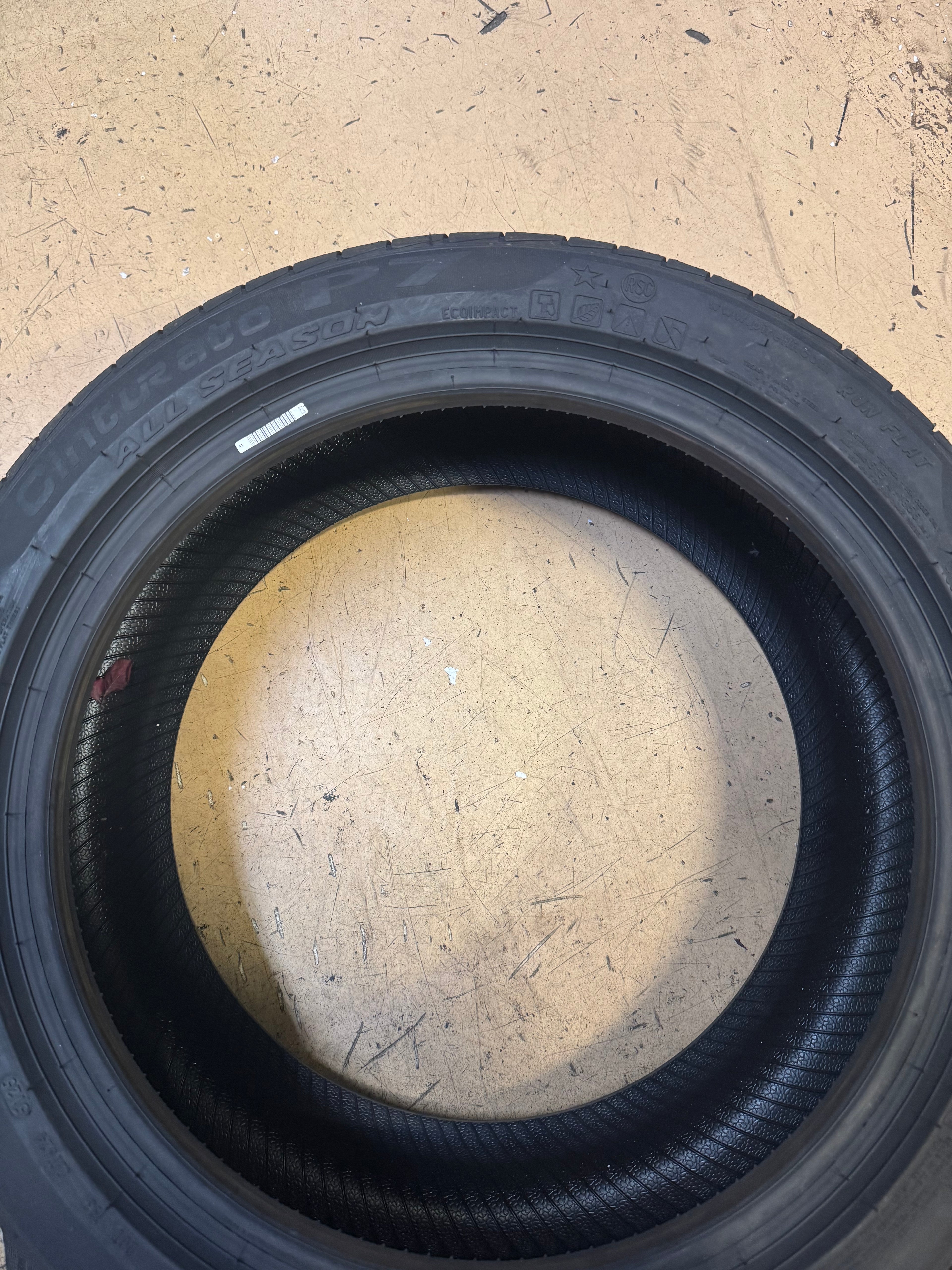 2 PIRELLI CINTURATO P7 ALL SEASON (RUN FLAT) BSW P 225 45 17 91V TIRE 2462400