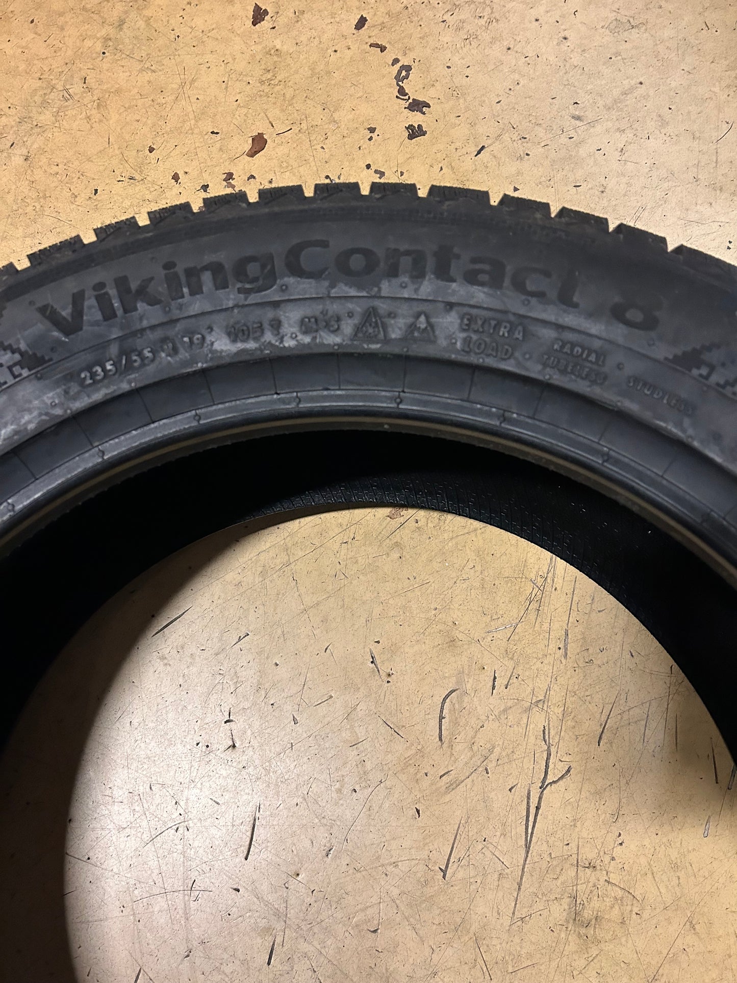 CONTINENTAL VIKING CONTACT 8 BSW P 235 55 19 105T XL WINTER TIRE 03455140000